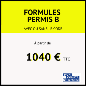 Formule Permis B éco 990€